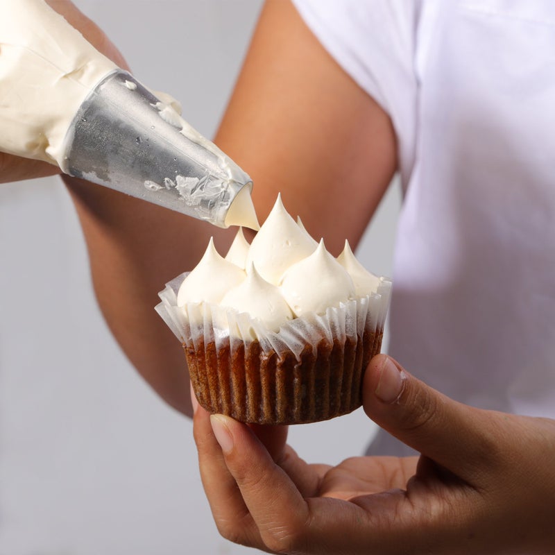 Kayaso Cake Decorating Icing Piping Tip Set  10 X-large Decorating Tips Stainless Steel Plus 20 Disposable Pastry Bags - Image 4